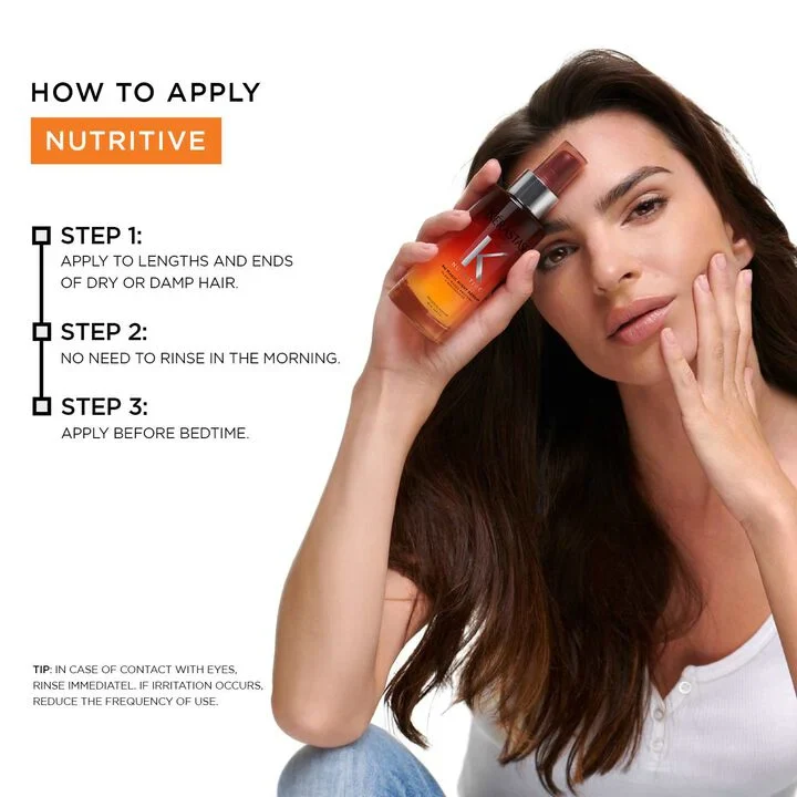 Kerastase | Nutritive| 8H Magic Night Serum|90ml Moisturising overnight hair leave - Image 6