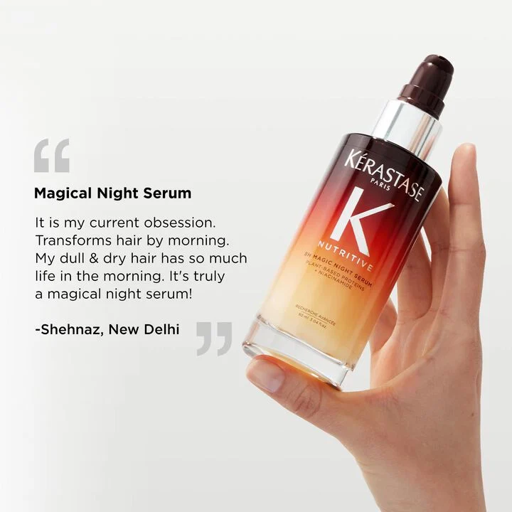 Kerastase | Nutritive| 8H Magic Night Serum|90ml Moisturising overnight hair leave - Image 8