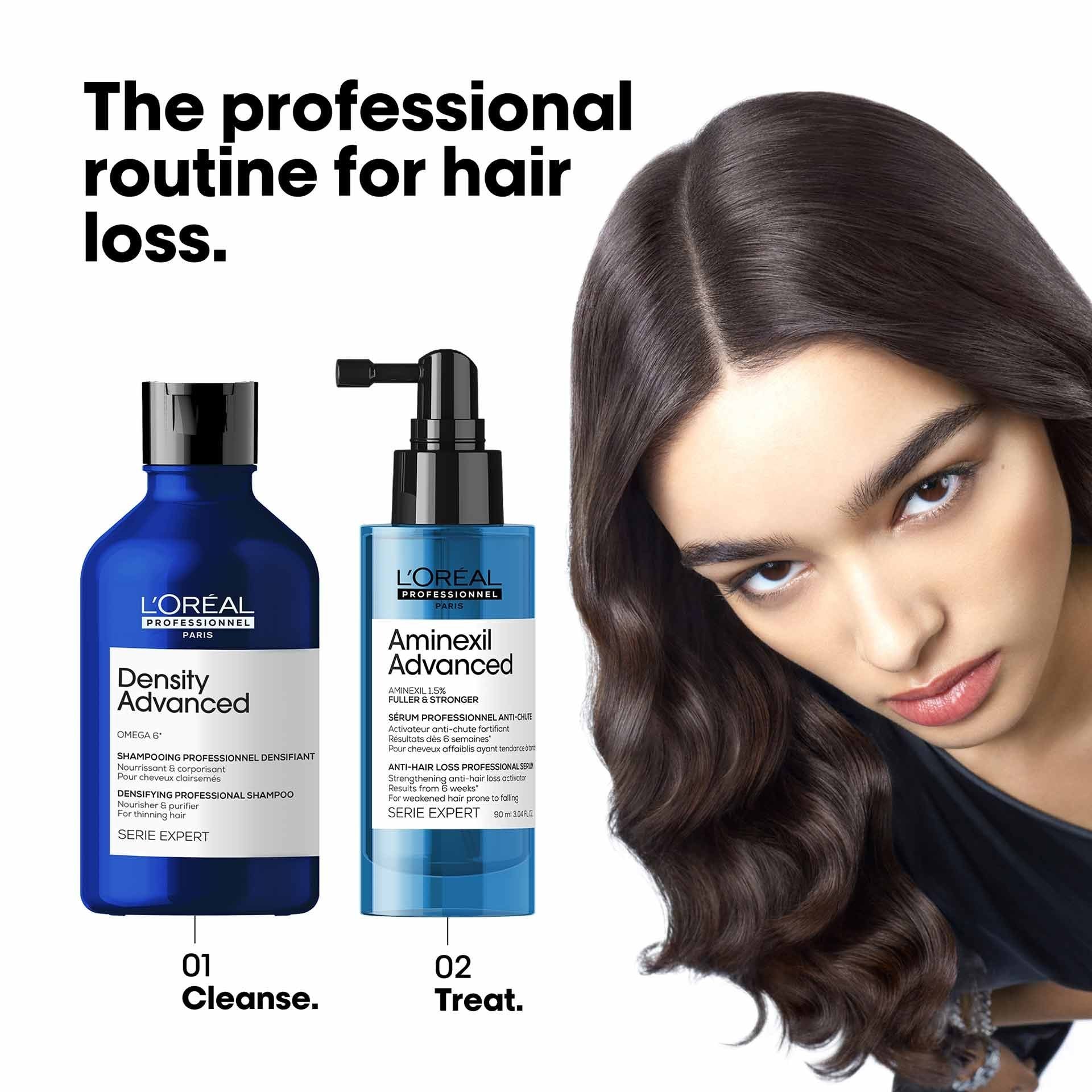 L’Oreal Professionnel Aminexil Advanced Anti-Hair Loss Activator, Leave-In Serum For Hair Loss(90ml) - Image 3