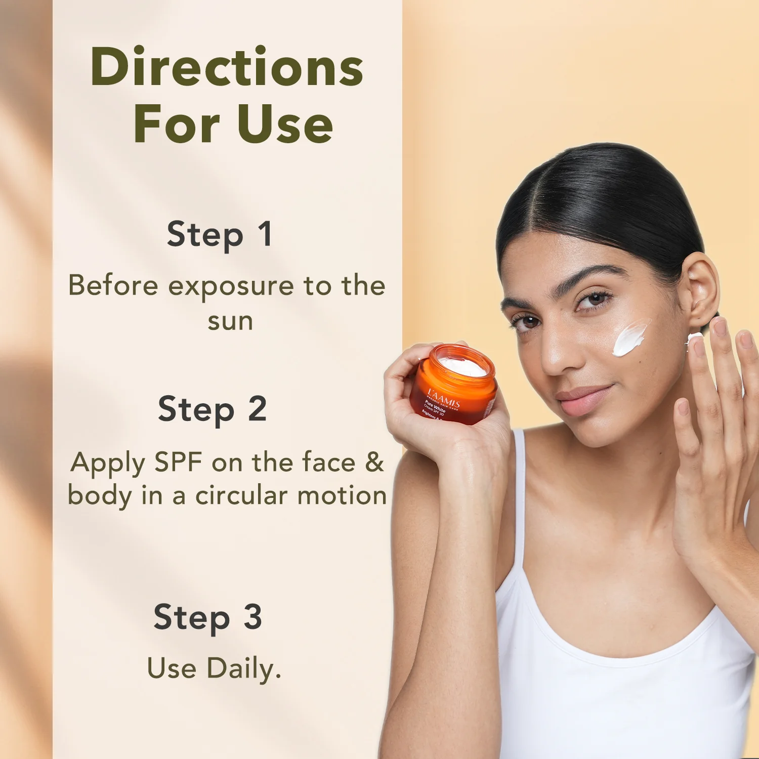 L'AAMIS Pure White Cream SPF 30 | Suitable for All Skin Type | 50gm - Image 5