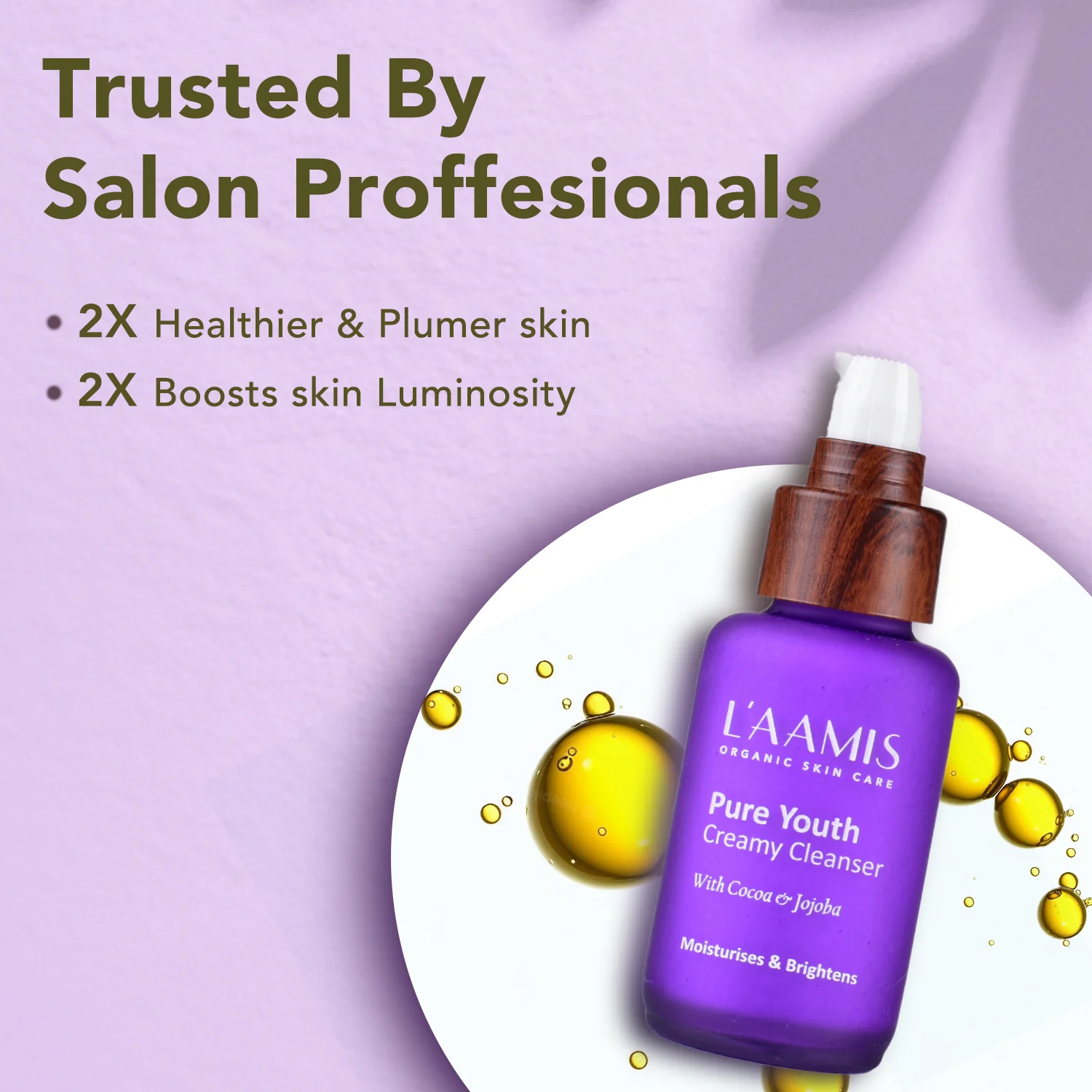 L'AAMIS Pure Youth Creamy Cleanser for Women & Men | Suitable for All Skin Type | 50gm - Image 4