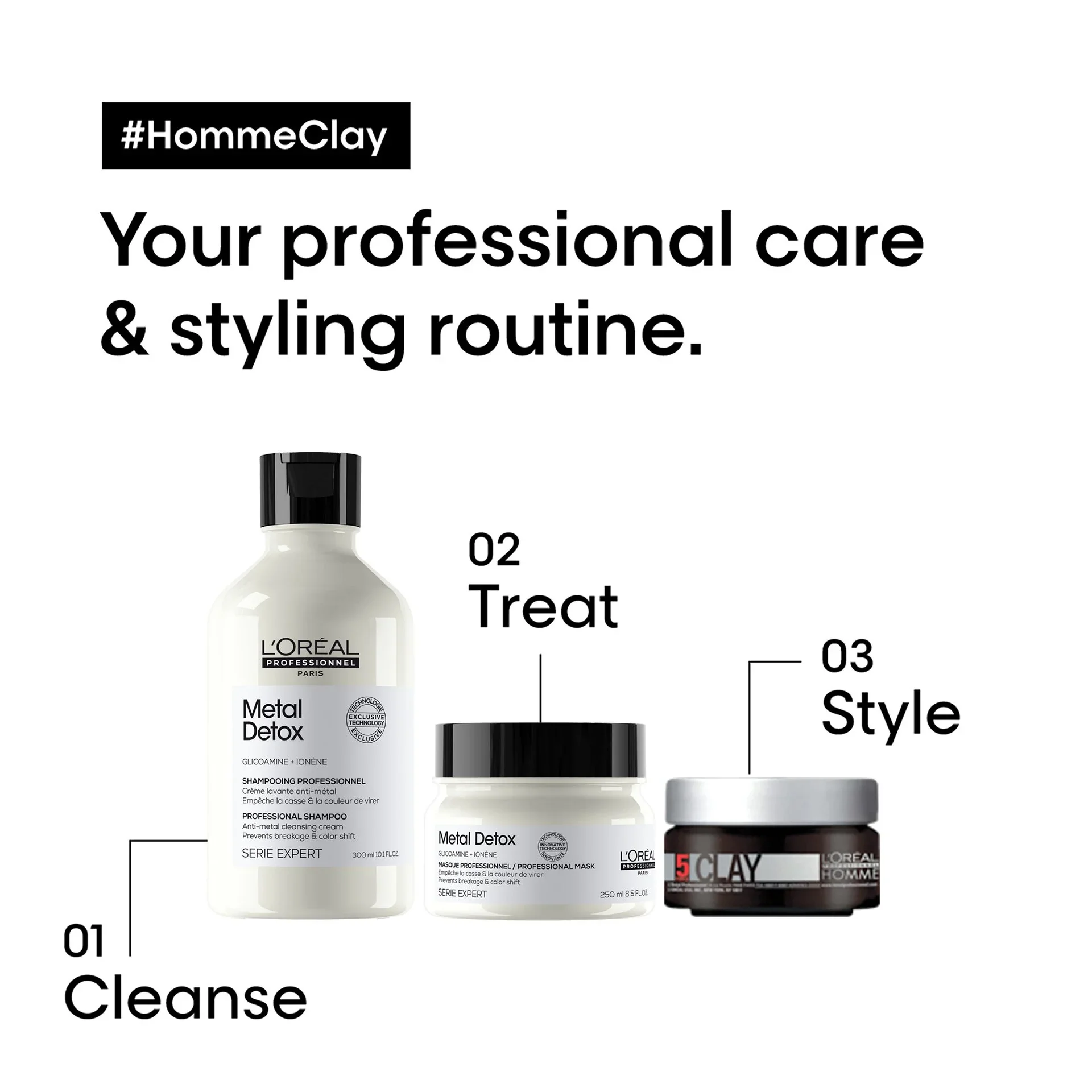 L'oreal Professionnel Homme Clay | 50ml - Image 4