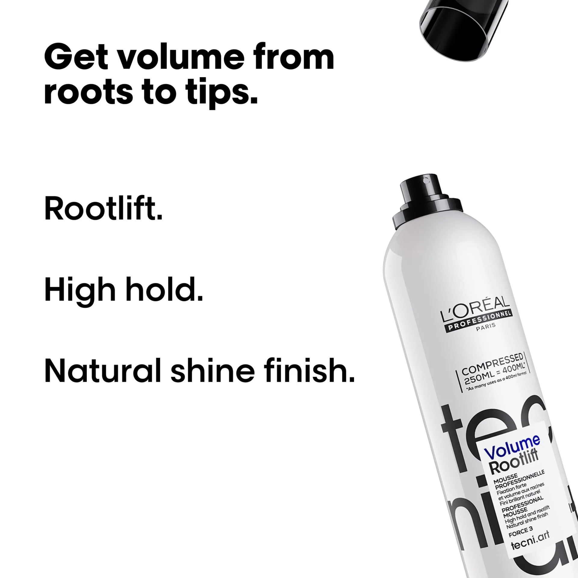 L'oreal Professionnel | Tecni Art Volume Rootlift Mousse 250ml - Image 3