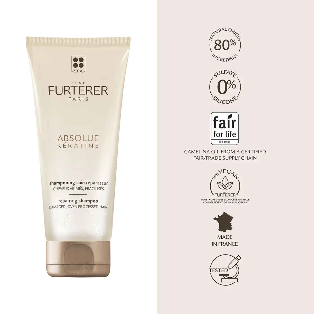 Rene Furtere|Absolue Keratine Renewal Shampoo|200ml - Image 5
