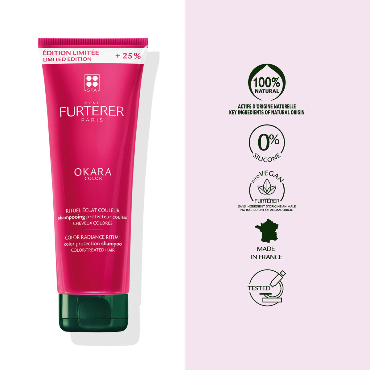 Rene Furtere|Okara Color protection Shampoo|250ml - Image 4