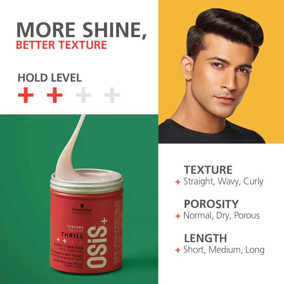 Schwarzkopf Professional Osis+ Thrill Fibre Gum | 100ml - Image 4