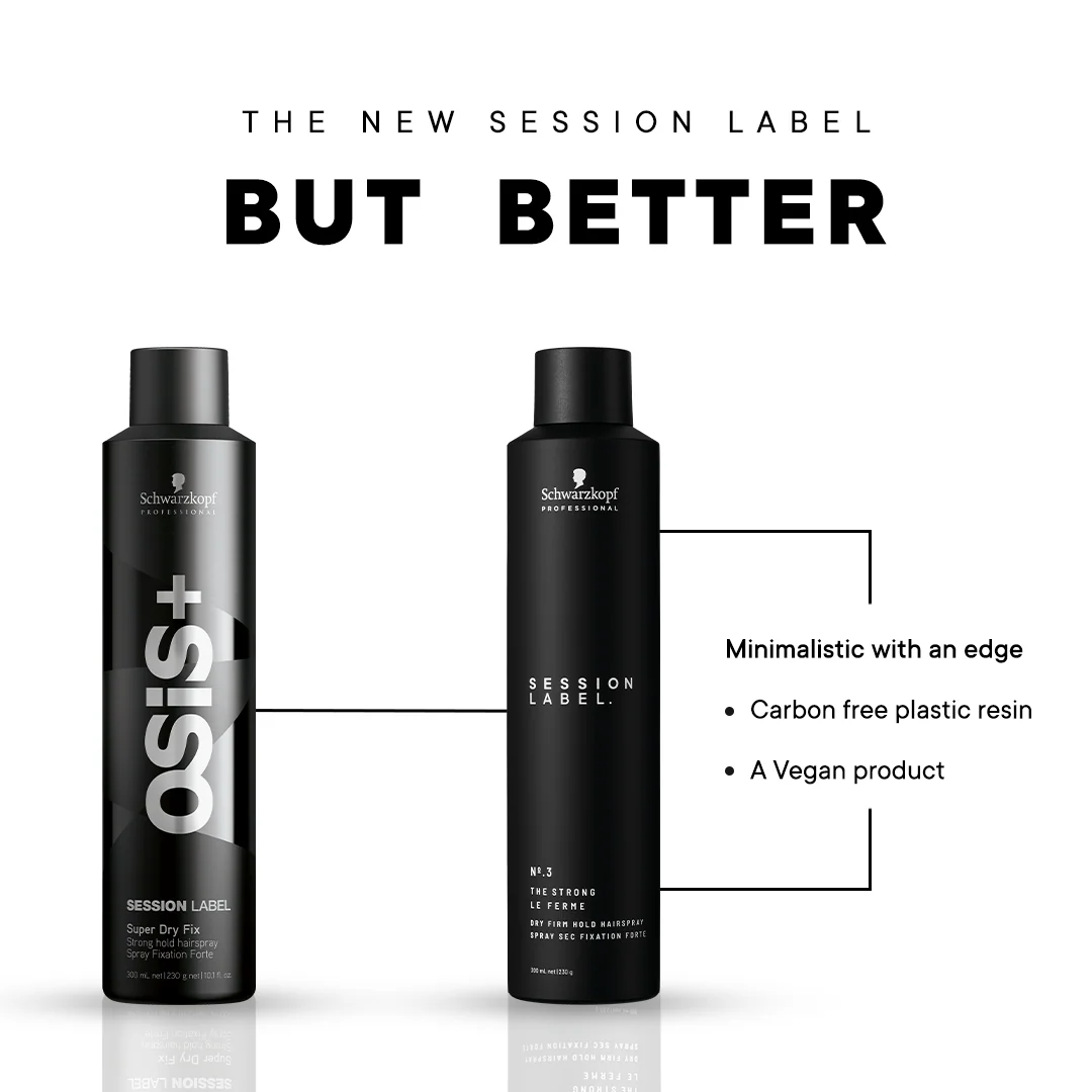 Schwarzkopf Professional Super Dry Fix Session Label 300ml - Image 3