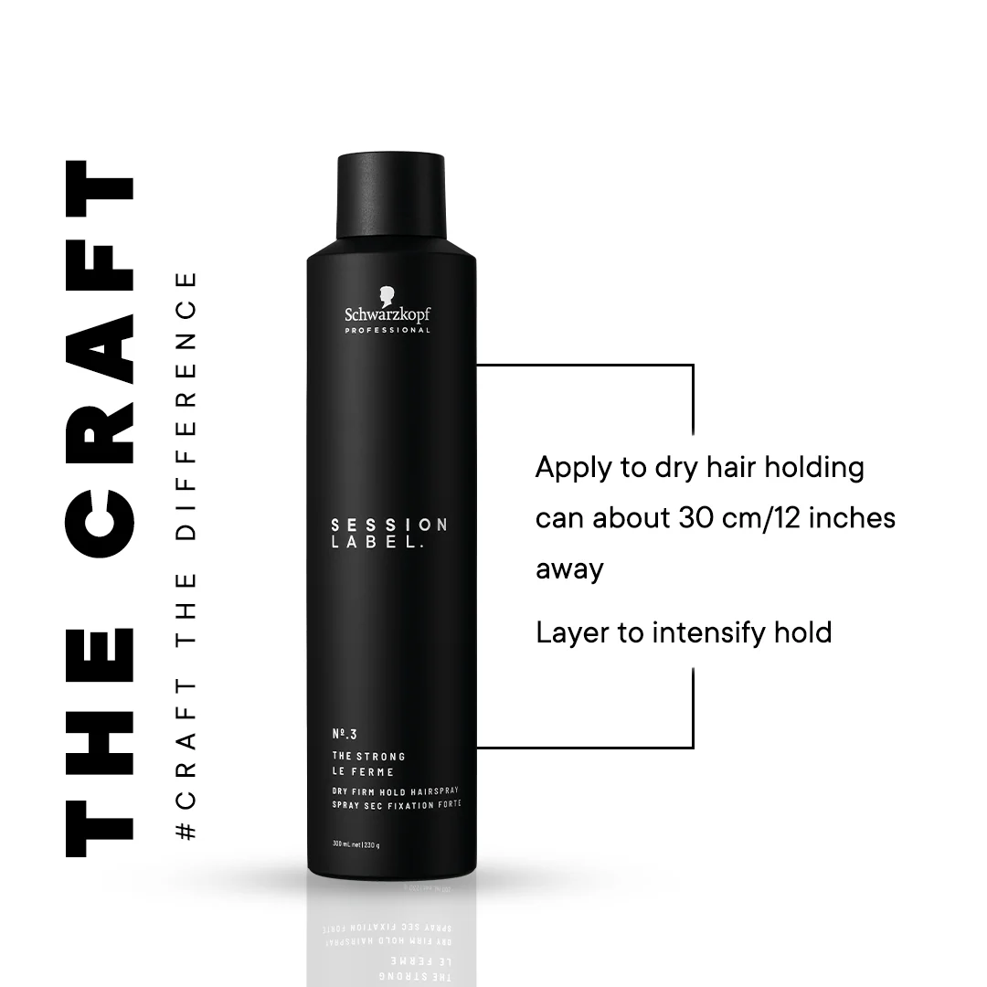 Schwarzkopf Professional Super Dry Fix Session Label 300ml - Image 6