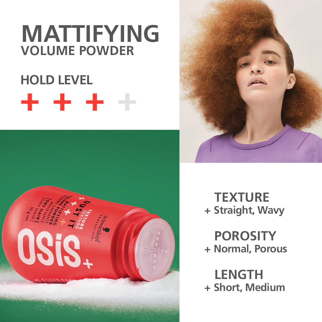 Schwarzkopf Professional OSiS+ Hair Styling Dust It | 10g - Image 4